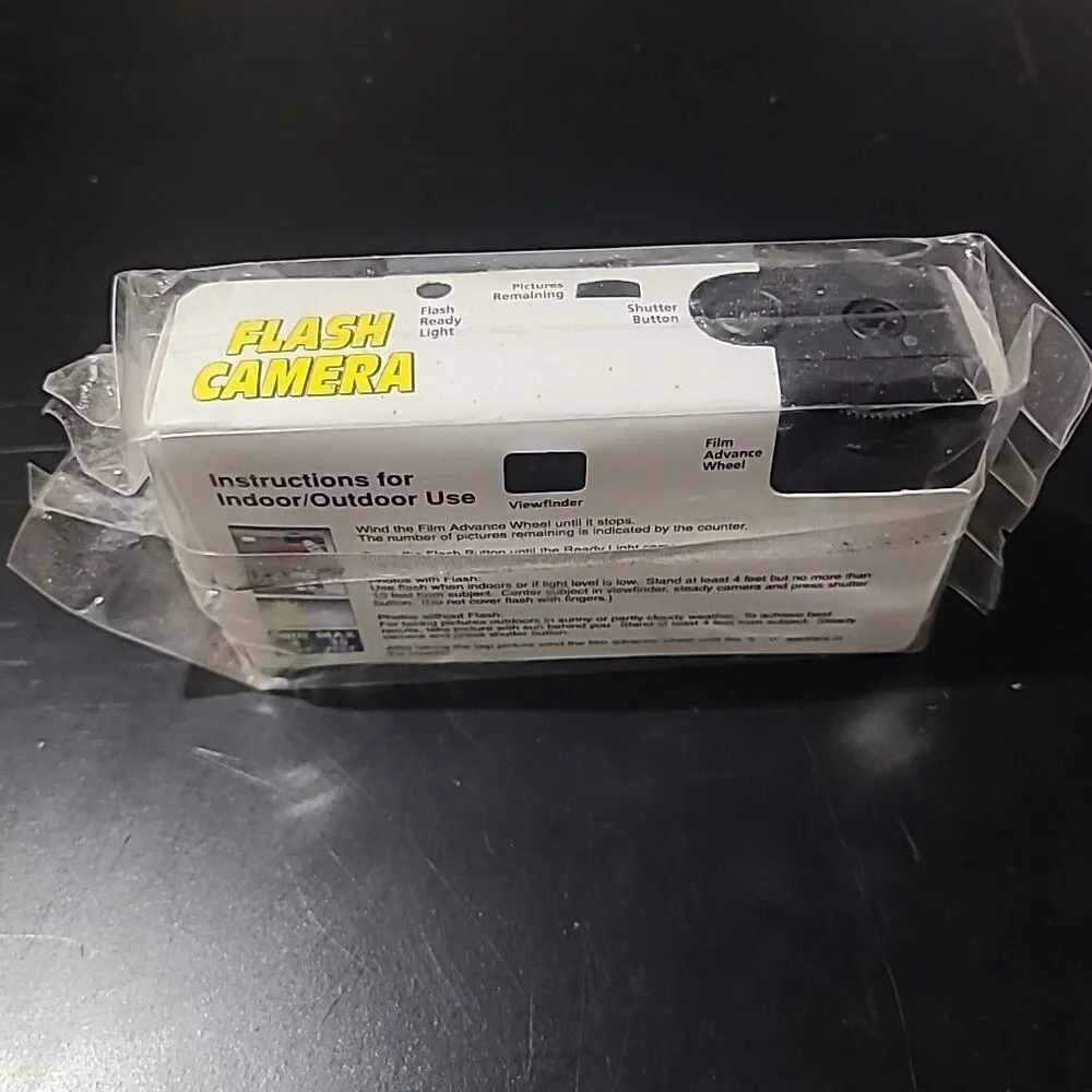 Jazz Indoor Outdoor 35mm Single Use Camera Film 27 Exposure - sealed expired
